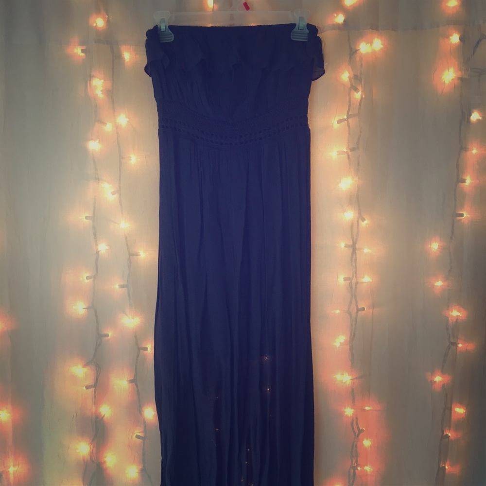 Navy Blue Maxi Dress
